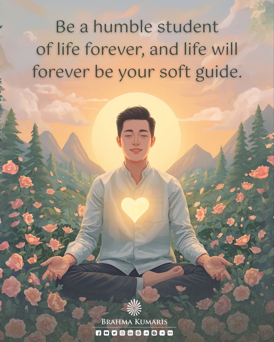 bk_toronto's tweet photo. When I remain a humble student, open to learning from every experience, life itself becomes my gentle teacher. Each moment offers wisdom, and every challenge shows the way forward with grace. Humility turns life into a guide that always supports and uplifts. https://t.co/rZQCDgkj9f