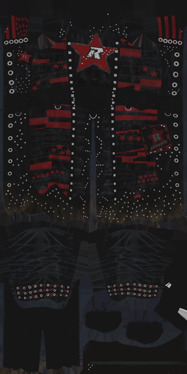 If anyone is looking for edges attire logos, I managed to source this , his jacket logos are also included here.