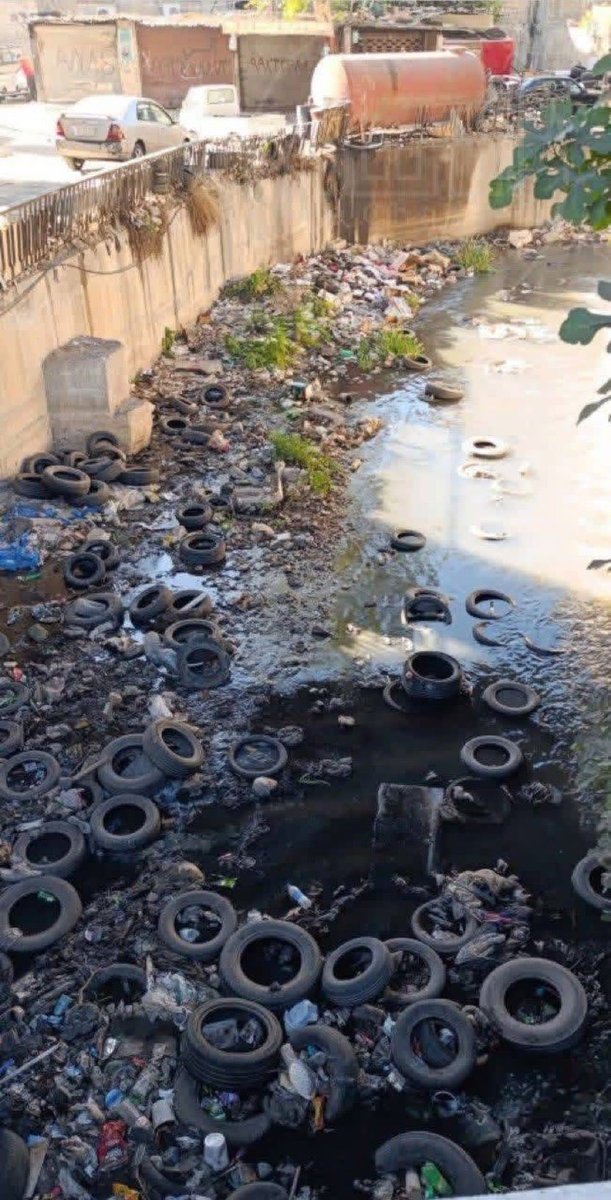 This is a picture from Syria, not India

The Barada River in Damascus, A Sunni Creation