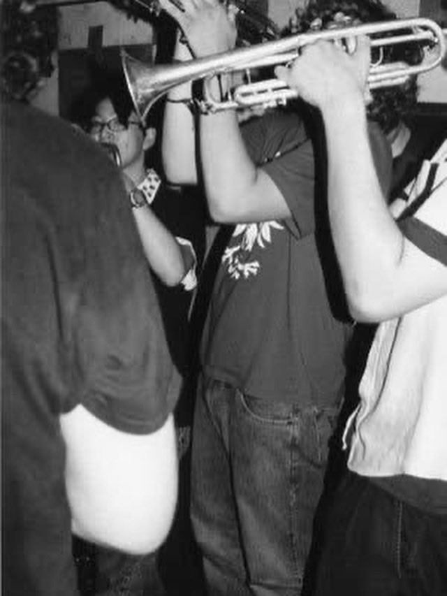 Horns! Palmer! Mass! 2003! The shed!
I’d also like to take this time to wish Mitchell a very happy birthday! HBD @mitchelljamescho !!!
#ska #mitchellofdarkness #skarmy #skarmyofdarkness