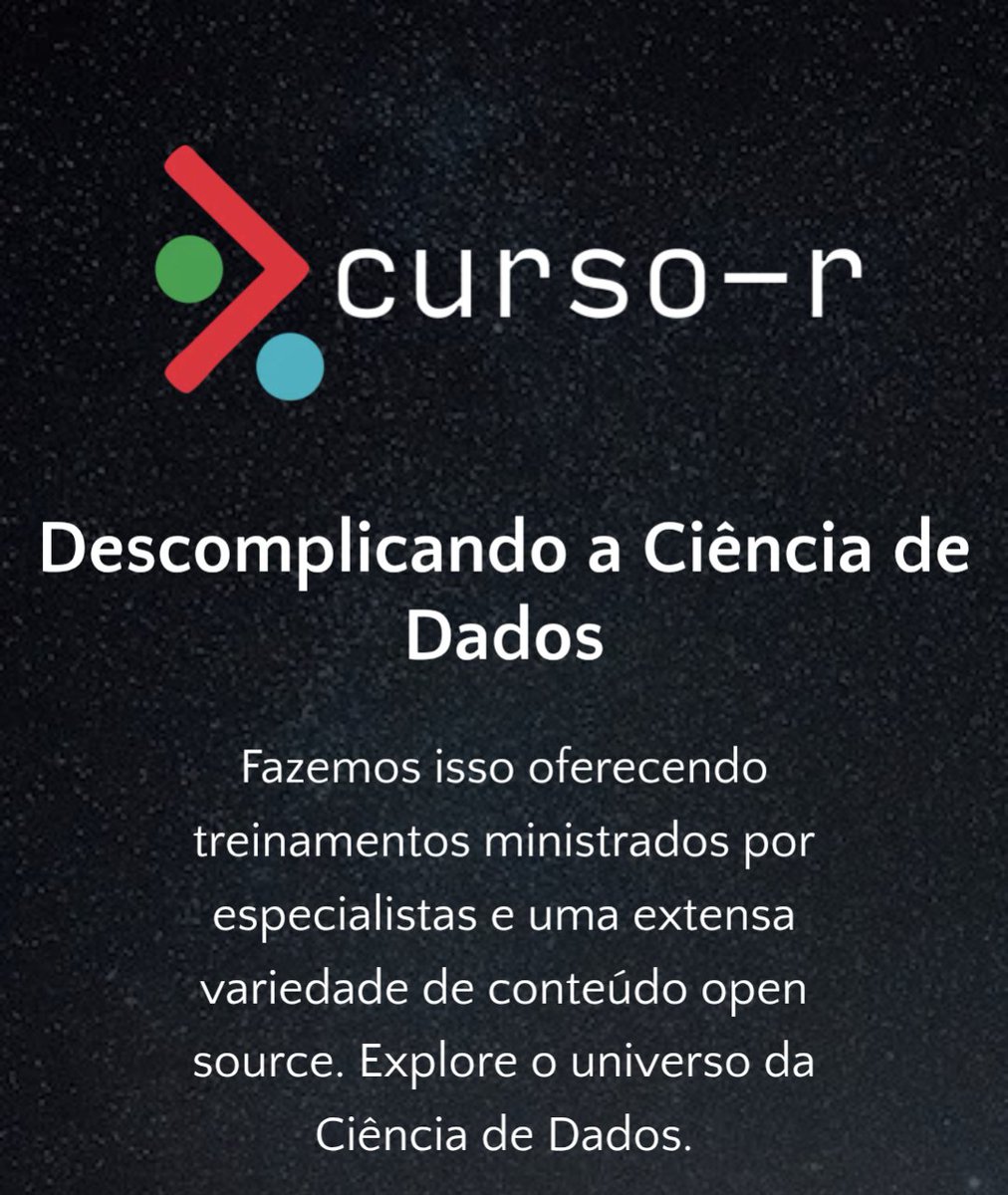 DalsonFigueired's tweet image. Você sabia que a galera do curso R disponibilizou todos os cursos no vctubo?
É a sua chance de aprender um monte de coisa útil para o mercado de trabalho gastando exatamente zero reais. Abs,