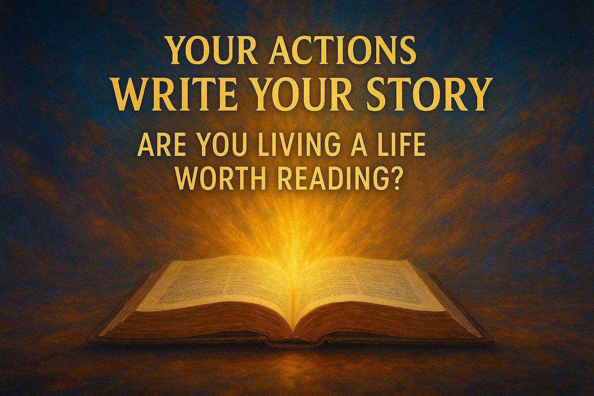 💥💥Your Actions Write YOUR Story 💥💥

Whether you realize it or not…
There’s a Story being told about you
Every. Single. Day.

It’s told in rooms YOU'RE NOT IN.
It’s told when YOU'RE NAME COMES UP in conversation.
It’s told through THE IMPRESSION YOU LEAVE ON PEOPLE after