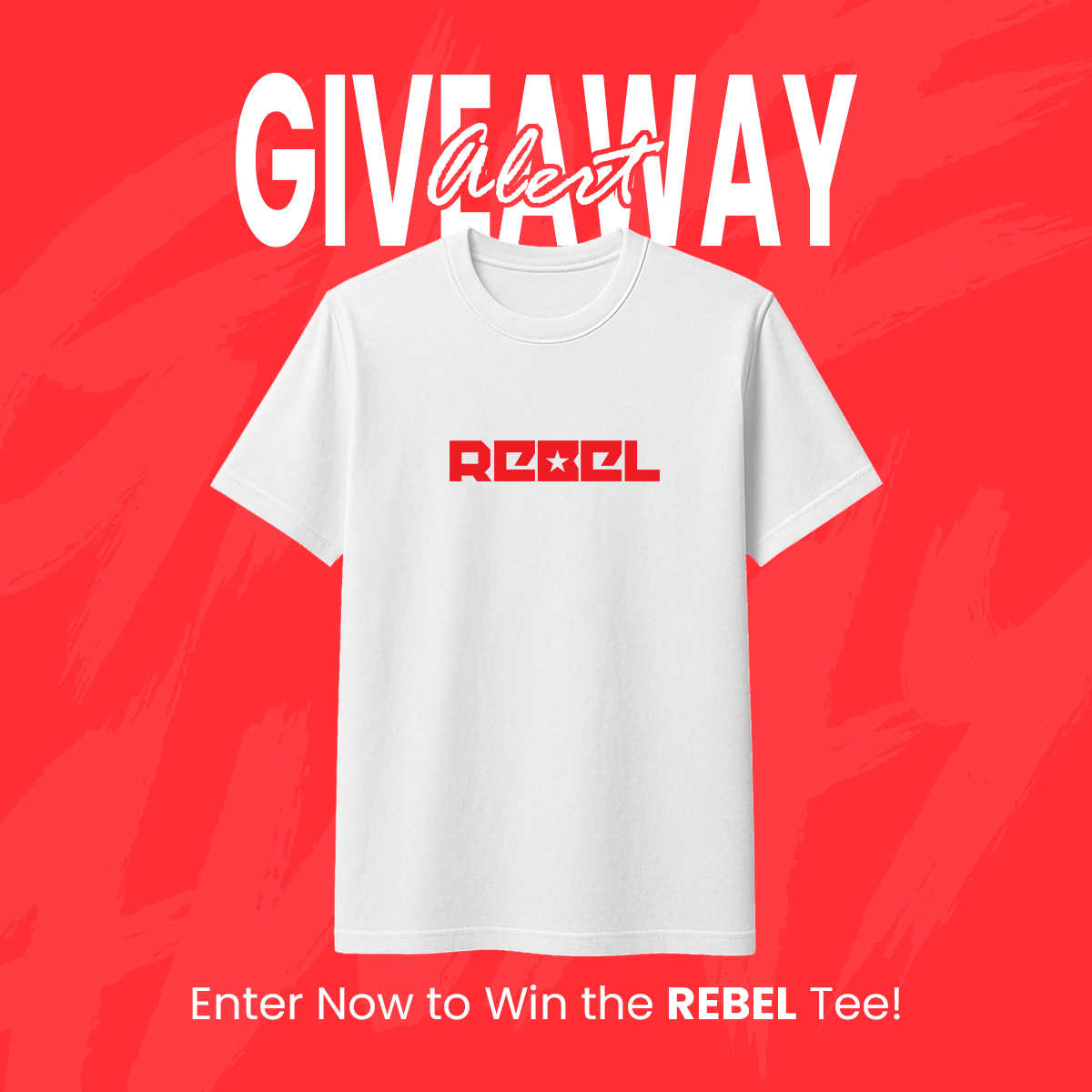 🚨 GIVEAWAY ALERT! 🚨

Celebrate Rebel Star #Prabhas’ Birthday with a free ‘#REBEL⭐’ Tee! 💥

How to enter :

1️⃣ Retweet this post
2️⃣ Reply with (Name, Location &amp; Size)
3️⃣ Tag 3 friends + use #UniqvybRebelGiveaway

#Prabhas #UniqVyb #TheRajaSaab #Tollywood #Giveaway #HBDPrabhas