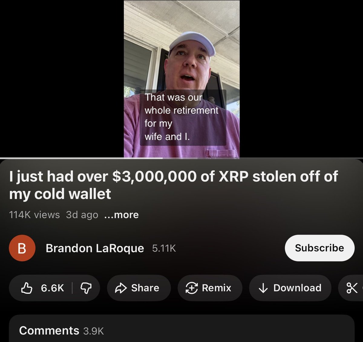 1/ A video went viral on YT this week after a US based victim lost $3.05M (1.2M XRP) from their Ellipal wallet. 

Here’s the tracing of where the stolen funds ended up and the biggest takeaways for similar thefts.