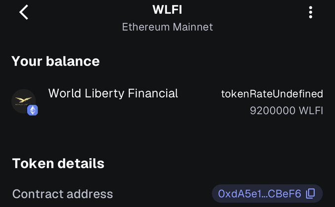 $3000 giveaway $WLFI                 

I’ll pick 10 people from the comments to send 1 00 000 #WLFI  each. Results with proof in 24 hours. 🤝   

Just like, comment, repost and follow