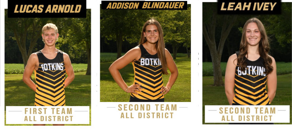 BotkinsCCTF's tweet image. Congrats to these runners for earning all-district honors!