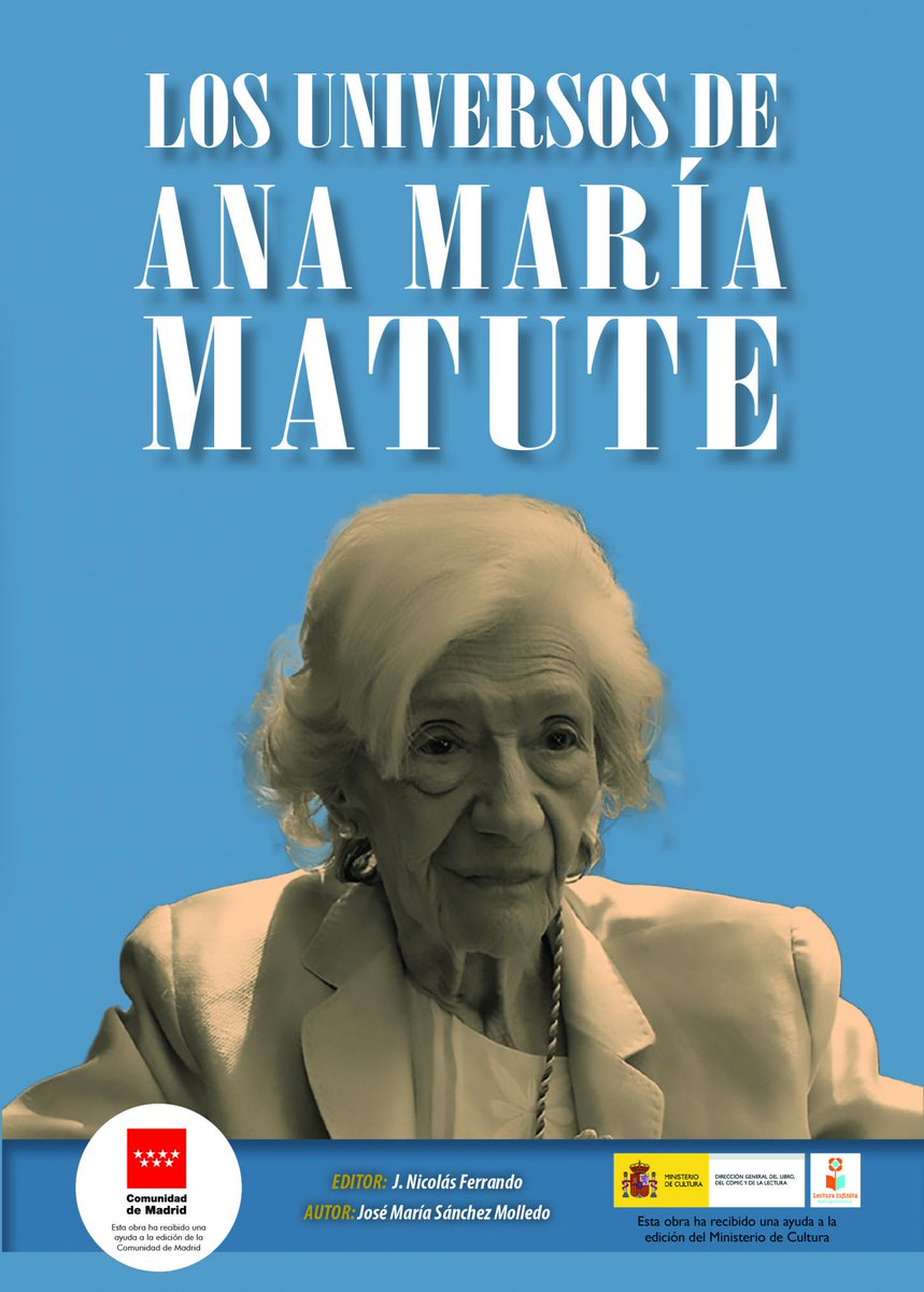 NoemiTrujillo's tweet photo. Ana M. Matute es un mito literario y una de las mujeres escritoras más importantes de la literatura española del siglo XX. Muchas ganas de esta conversación con @AnaMerinoPoeta @Granvilas @laurabarrachina en @fundacionmutua @EdDestino @Planetadelibros @getafenegro @jnicoferrando https://t.co/alL4NTkWih
