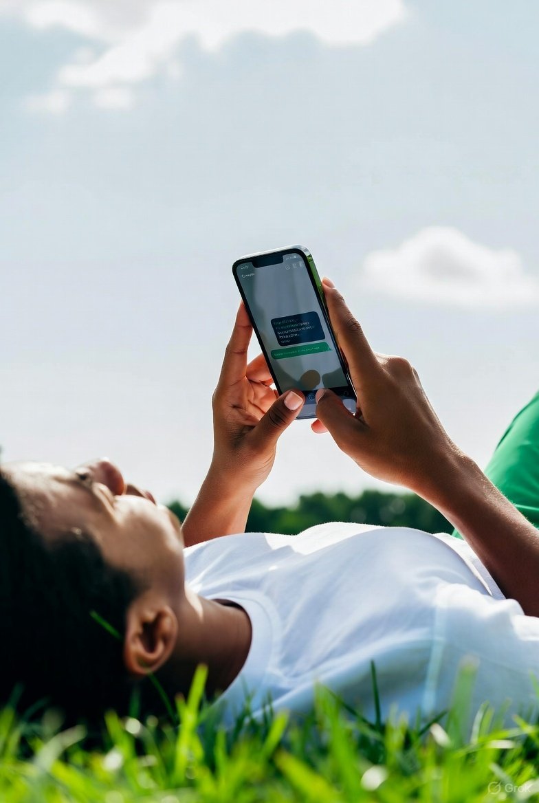 FranckAndriano's tweet image. J&apos;ai testé la démo... et la bonne façon d&apos;avoir une conversation continue avec les secours, d&apos;écrire un SMS vers un satellite tout en le pointant dans le ciel, c&apos;est d&apos;être allongé sur le dos, coude sur l&apos;herbe, tout en pointant le satellite 📡⛑️
#SatelliteSOS #pixel10pro