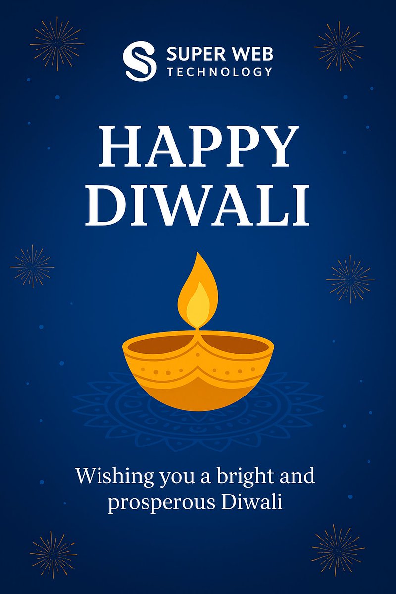 SuperWebTech's tweet image. 💻✨ Code. Create. Celebrate.

This Diwali, let’s light up the digital world with innovation and inspiration!

Super Web Technology wishes everyone a bright and prosperous #HappyDiwali 🌠

superwebtechnology.com

#DigitalMarketing #WebDesign #SuperWebTechnology #DiwaliVibes