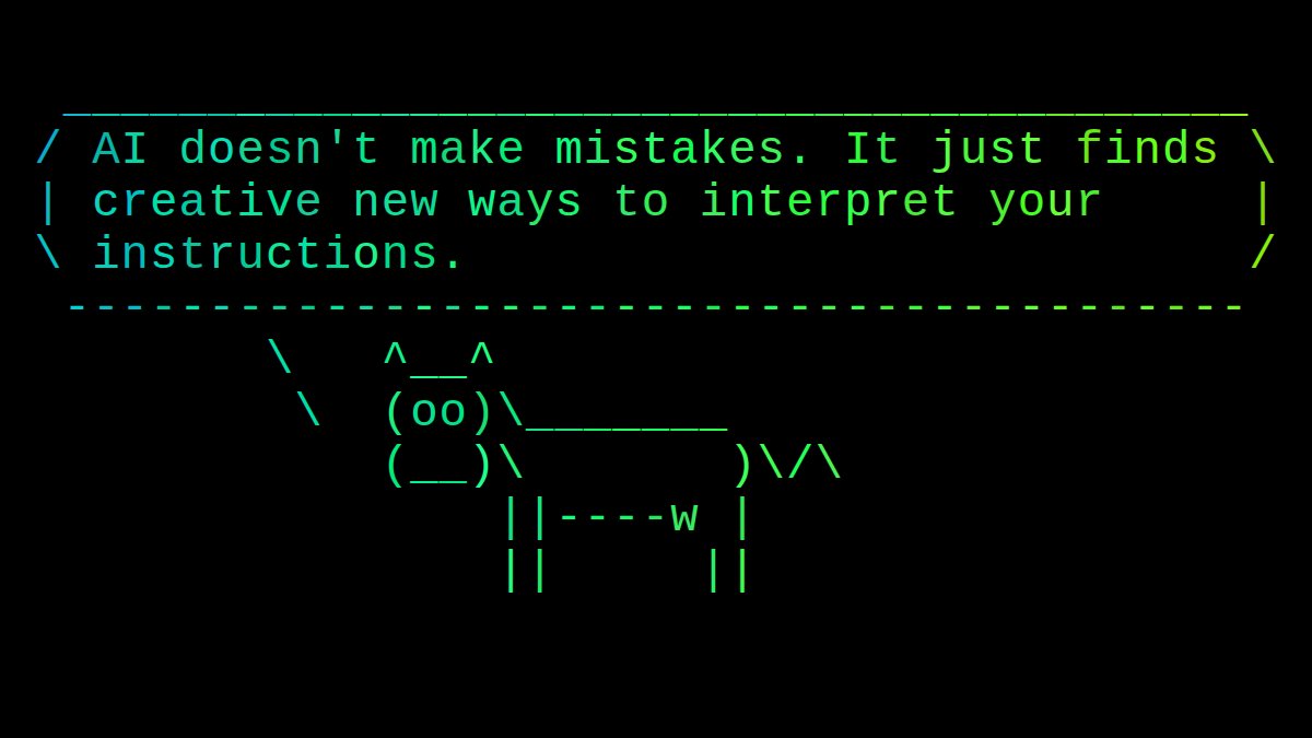 cowsayco's tweet image. #tech #dev #coding #devmemes #developers #devjokes #codinglife