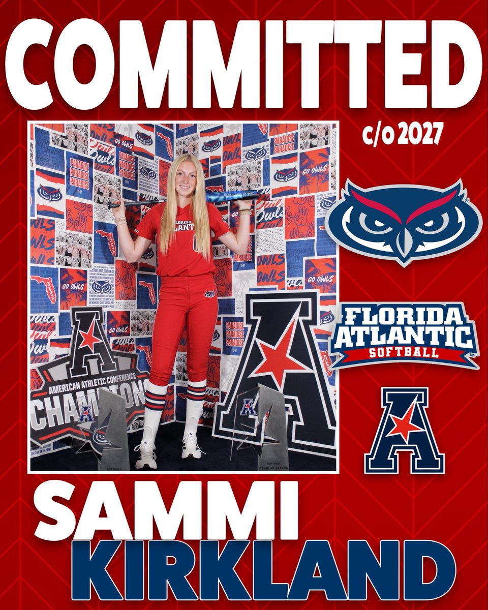 2027 Outfielder Sammi Kirkland has committed to Florida Atlantic. 

Contacts <a href="/sammi_kirkland/">Sammi Kirkland</a>!!!