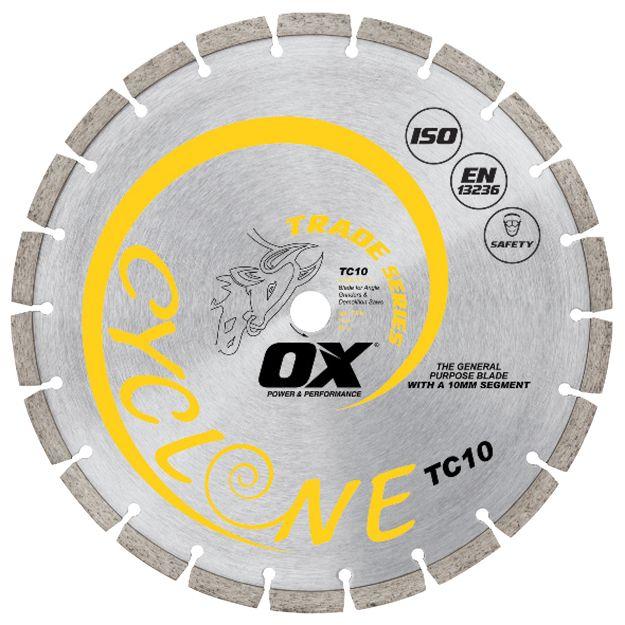 #Hardscape #ToolOfTheDay: Diamond Saw Blade - Concrete/General Purpose Cutting - TC10 Cyclone - Ox Tools Trade Series | carbourtools.com/products/ox-tc… | #HardscapeTools #LandscapingTools #ProTools