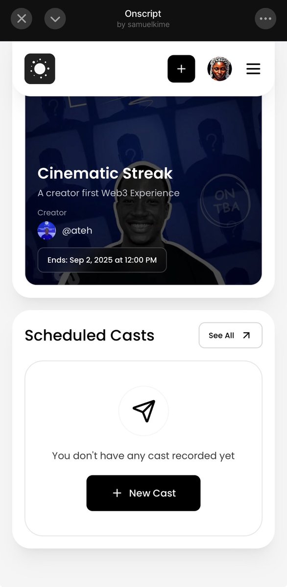 zat_weird_aj's tweet image. Spent the last 2 hours trying to convince my friend to start creating content🥲

Who refuses a job that pays &amp;gt;$100 because they are afraid of being cringe😭

I&apos;m cringing this new week with onscript where I can schedule my posts on both Farcaster and the base app. 

Get ready🌚