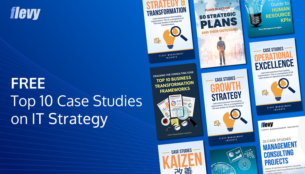 flevydocs's tweet image. 📖 10 FREE CASE STUDIES on IT STRATEGY + recommended best practices (at the end)
1️⃣ Digitization of Farm Management Systems in Agriculture - flevy.com/topic/manageme…
2️⃣ Inventory Management System Enhancement for Retail Chain - flevy.com/topic/manageme…
3️⃣ Data-Driven Game Studio…