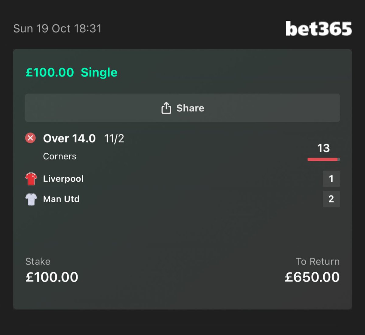Add To Your Bet Slip - bet365.com/s/r/K5TpR

Two off 🥹