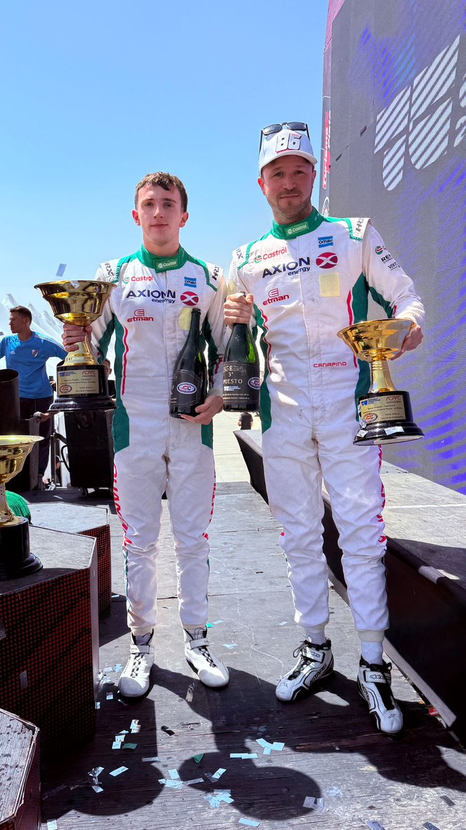 👉AXION energy Sport brilla en Toay con un espectacular 2-3 de Trappa y Canapino 

El equipo AXION energy Sport cerró la 10ª fecha del campeonato de TCRR2000 en Toay una actuación sobresaliente en la 2da Final, destacada por el increíble 2-3 logrado por Trappa y Agustín Canapino