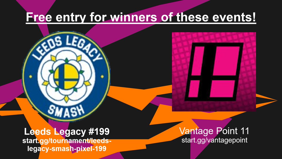 YorkUniSmash's tweet image. Looking to get free entry to #ROTR8? We will be providing this to the winners of each of the Leeds and Sheffield weeklies this next week! Best of luck to you all! 
(Sorry for my scuffed MS paint graphic design 🫡)