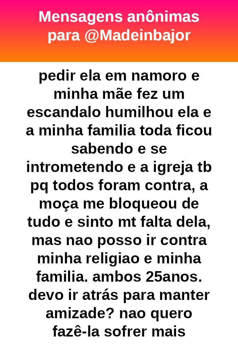 madeinbajor's tweet photo. Que amizade??? 
Vc é um boca aberta,  pra ser simpática. 
VC NÃO TINHA O DIREITO DE REVELAR UM SEGREDO QUE NÃO ERA SEU. 
Fica longe dela.  #bajo25298 https://t.co/YqiQlRX67E