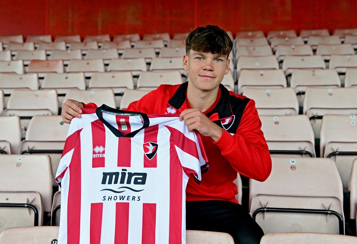 Congratulations - Archie Hill! 

The young forward has signed a 2 year scholarship with Cheltenham Town after impressing in our FA Cup tie earlier this season at Malvern Town. A deal to bring Archie into Raiders for First Team experience was struck between ourselves and