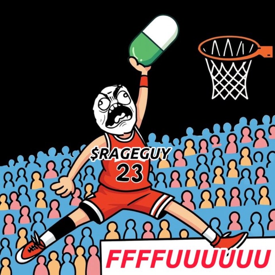 lol man we just keep buzzing without <a href="/CoinMarketCap/">CoinMarketCap</a>..<a href="/JupiterExchange/">Jupiter (🐱, 🐐)</a> or even <a href="/moonshot/">Moonshot</a> acknowledgement. 
just me and the gang holding the line cooking like it’s 2008.

mfs think a badge gonna save them when the memes start running?
$RAGEGUY been battle-tested in the trenches.