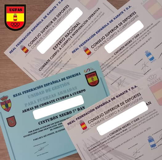 UGFAS_'s tweet image. 🎓¡Enhorabuena a los nuevos titulados UGFAS!
En el Congreso Internacional de Combate Cuerpo a Cuerpo se entregaron cerca de💯títulos de Enseñanza y Grado, avalados por la RFEK y la RFEE.
👏Gracias por formar parte de esta gran familia.
📅Próxima entrega:8 de noviembre.
#UGFAS