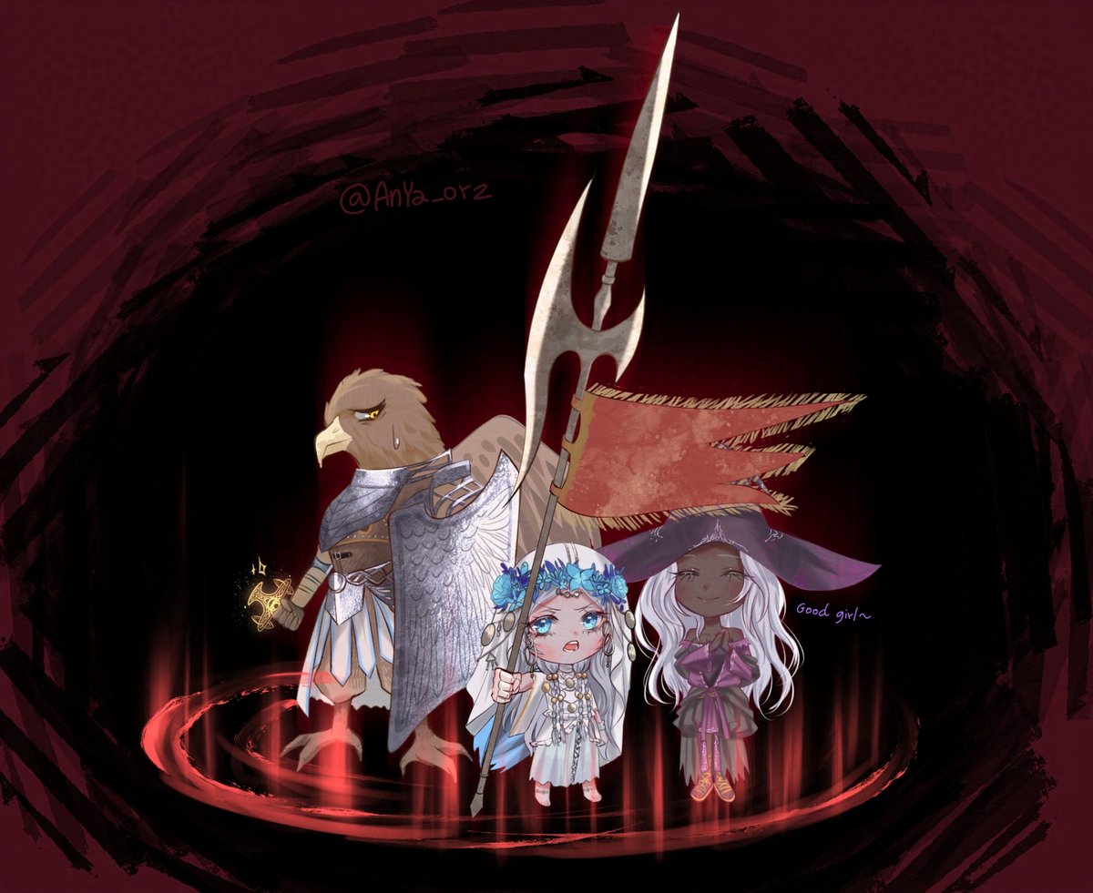โ๏ธAnYaโ๏ธ (@anya_orz) on Twitter photo Day 19    
Rallying Standard!๐ฉ
#ELDENRING #NIGHTREIGN #EldenRingFanart Day 19    
Rallying Standard!๐ฉ
#ELDENRING #NIGHTREIGN #EldenRingFanart