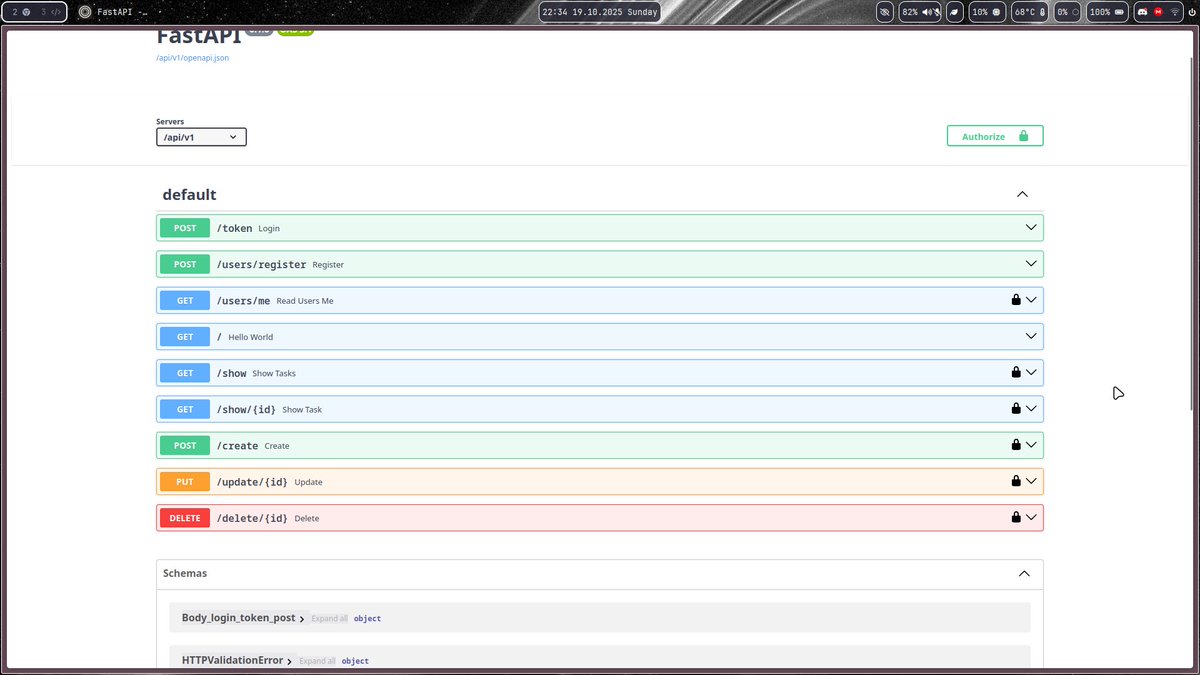 #LearningUtsav2025 #FestivalOfLearning #LUD22
<a href="/learning_utsav/">Learning Utsav</a>
Today, I worked on my todo app. 
-> user/me endpoint for current user info
-> added auth to every endpoint
-> refactored the code