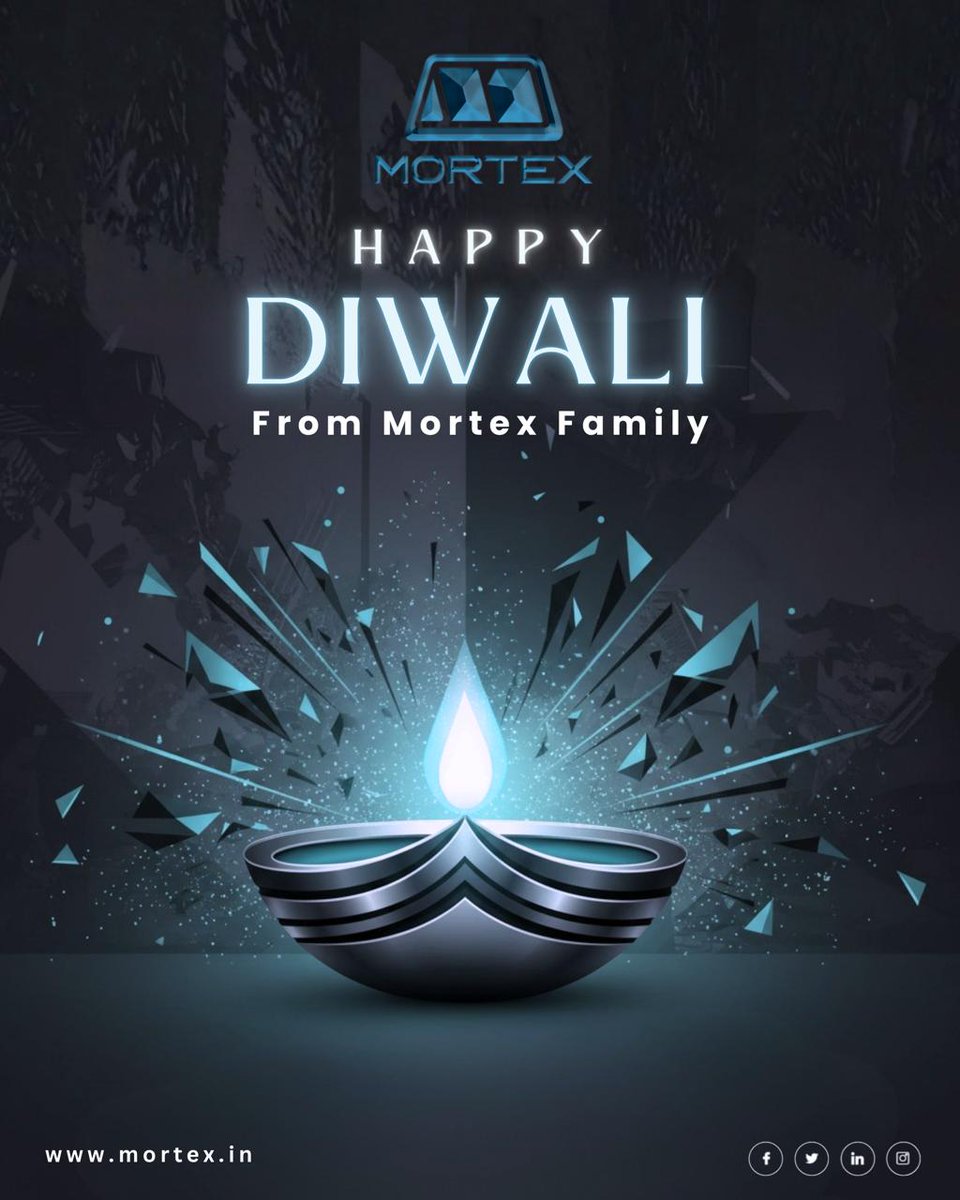 MortexIndia's tweet image. Celebrating the triumph of light over darkness and good over evil. Happy Diwali from the Mortex Group.

#mortexgroup #ferroalloys #Diwali2025 #diwaliwishes #festivaloflights