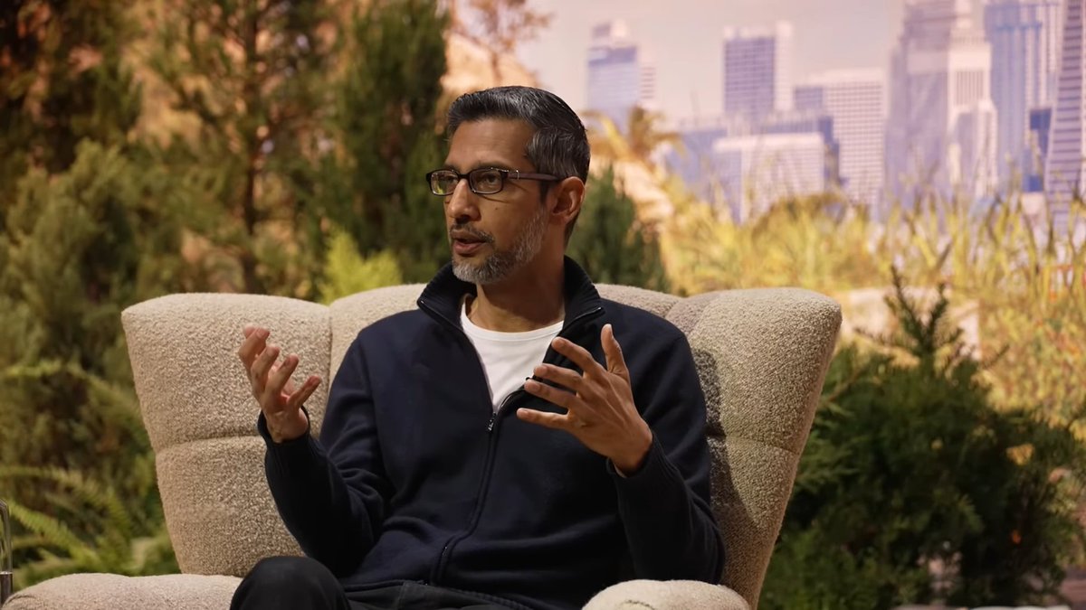 Hangsiin's tweet image. The CEO of Google(@sundarpichai) talked about Gemini 3.0 and the future.
"...I look at the model trajectory ahead as we are working with Gemini 3.0.
In 2026, we've already had dramatic progress over the past couple of years, but the progress ahead is palpably going to be,…