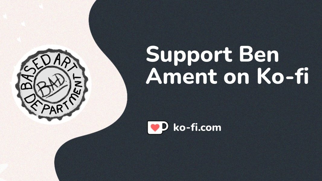 Ben Ament - Based Art Department tweet media