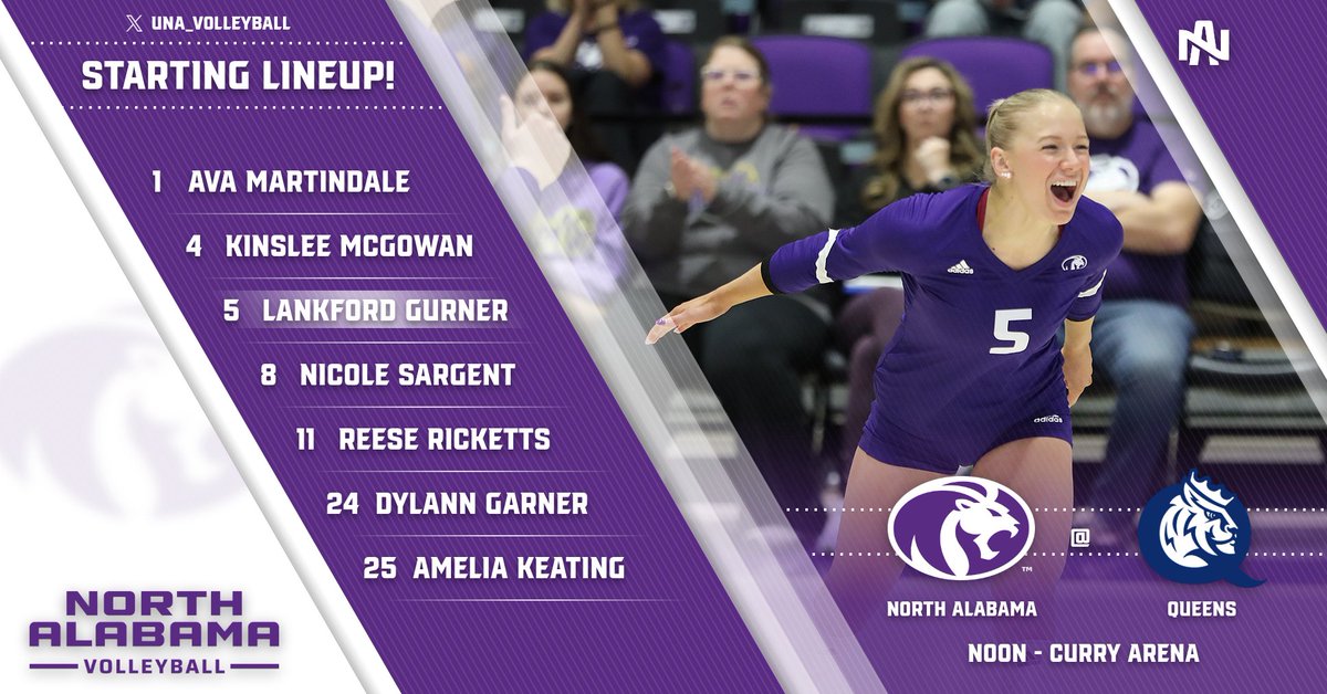 Countdown to MATCH TIME! 🔥

Our starting lineup against Queens on the road! 🤩

#RoarLions🦁