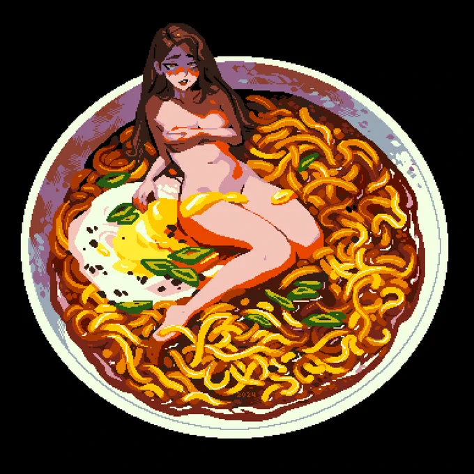 send noods 18 colors, 150,544 pixels