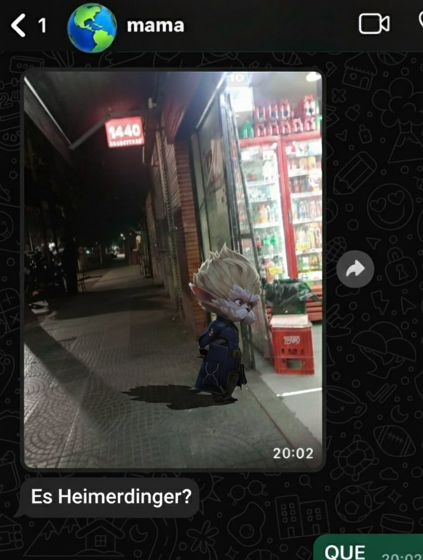 todavia no comprendo como hace para encontrarse a Heimerdinger en la Tienda Mítica😭
