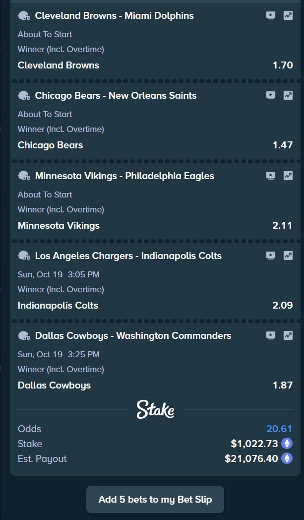 Sending out $250 (5 giveaway winners $50 each) when this hits! 🏈 
 
✅ Like + Retweet
✅ Follow <a href="/GumboGamble/">Gumbo</a>
✅ Comment your Stake username below