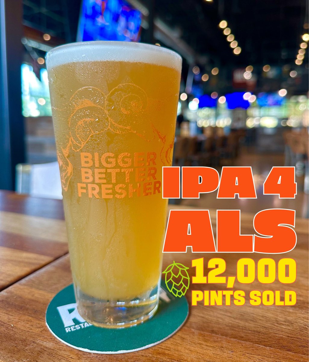 theRAM's tweet image. You drank beer. We made a difference. Together we raised $12,000 for Ales for ALS🍻Every pint poured helped fund ALS research, and we couldn’t have done it without our amazing guests and team. 

#drinkforacause #alesforals #drinklocalbeer #theram #ipa4als