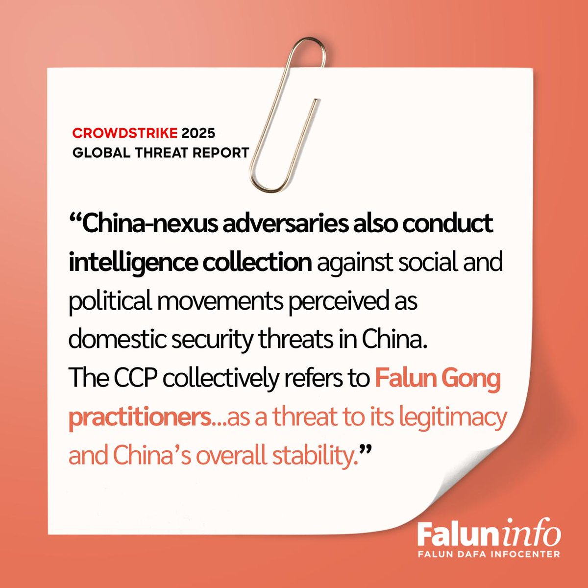 China’s cyber espionage surged to new levels in 2024, but it isn’t just about global influence.

Falun Gong practitioners, Uyghurs, Tibetans, and other democracy groups remain under constant digital surveillance as part of the CCP’s effort to silence independent thought.