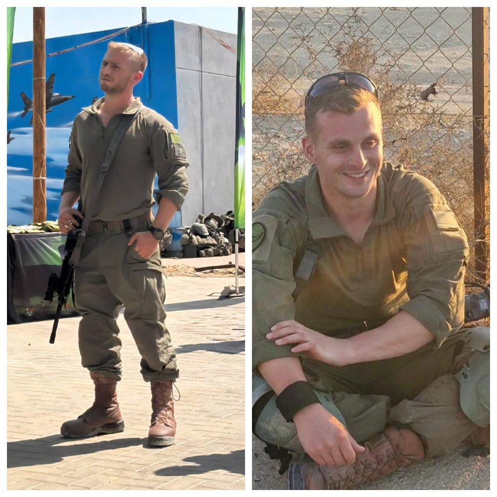 BREAKING: Two Israeli soldiers fell in battle during the "ceasefire" in Gaza.

Terrorists used the pause to ambush our soldiers from a tunnel.
🇮🇱 Captain Yaniv Kola, 26
🇮🇱 Corporal Itai Yaabetz, 21

May their memory be a blessing. Israel must crush evil.