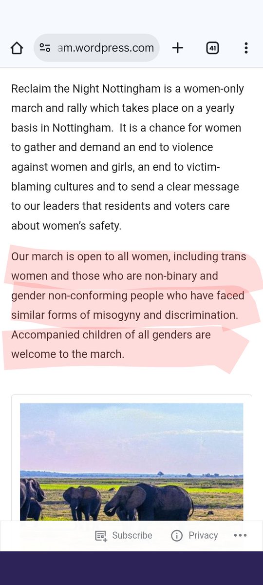 ToothyMaestra's tweet image. Brilliant action by @LwsMidlands raising awareness that transwomen are men and most are autogynephiles. Reclaim the Night Nottingham allows anyone who identifies as a woman and non binary people to march. You can't call something women only if it includes men, it's mixed sex.