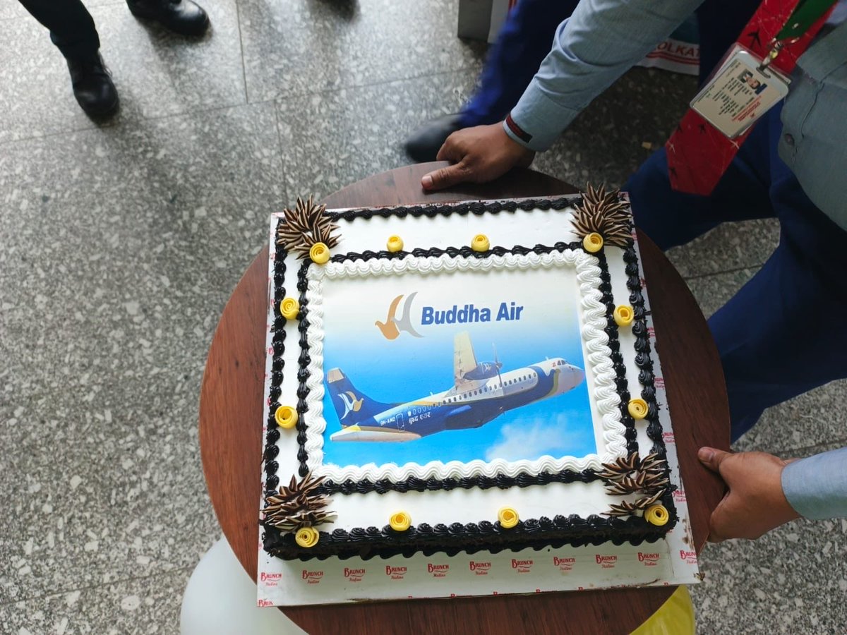 aaikolairport's tweet image. A new milestone takes off! ✈️
The inaugural Kolkata–Kathmandu flight by #BuddhaAir marked another proud step in strengthening regional air connectivity. The event was graced by Dr. Pravat Ranjan Beuria, Airport Director, Consulate of Nepal, (1/2)
#RegionalConnectivity #BuddhaAir