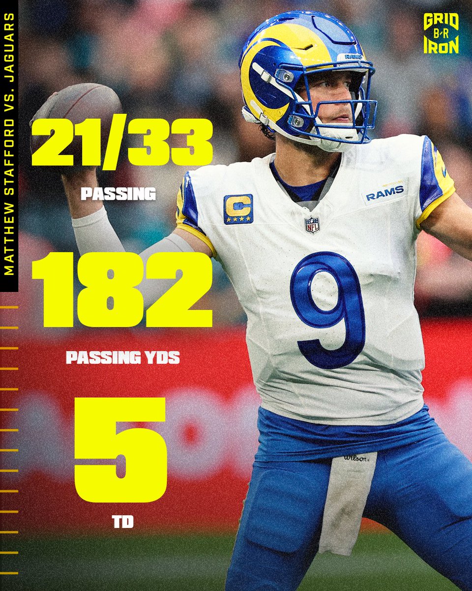 Matthew Stafford & Davante Adams put on a show in London 🔥 