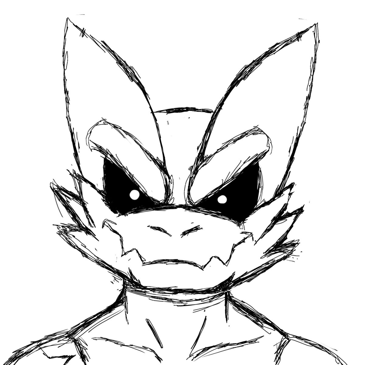 Rexthebrave3's tweet photo. Quick messy sketch of one of my old oc’s. Her name is “ren” https://t.co/KtDcl9OAH0
