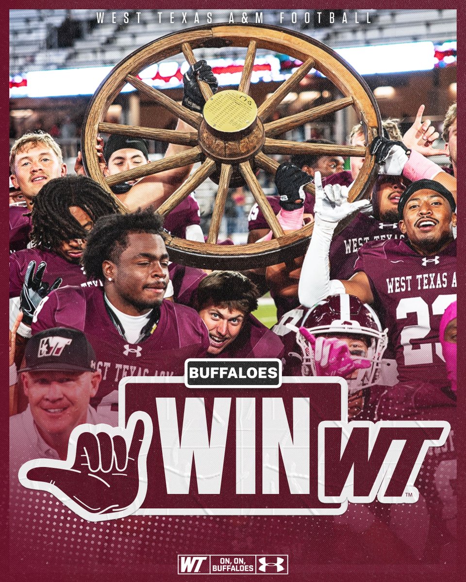 𝐤𝐞𝐞𝐩𝐢𝐧 '𝐞𝐦 𝐢𝐧 𝐭𝐡𝐞 𝐝𝐨𝐠 𝐡𝐨𝐮𝐬𝐞

Buffaloes sent the Hounds home empty handed last night with a final score of 43-14. The wheel is secured for another year, Buff Nation. 😏

#BuffNation | #WESTisBEST