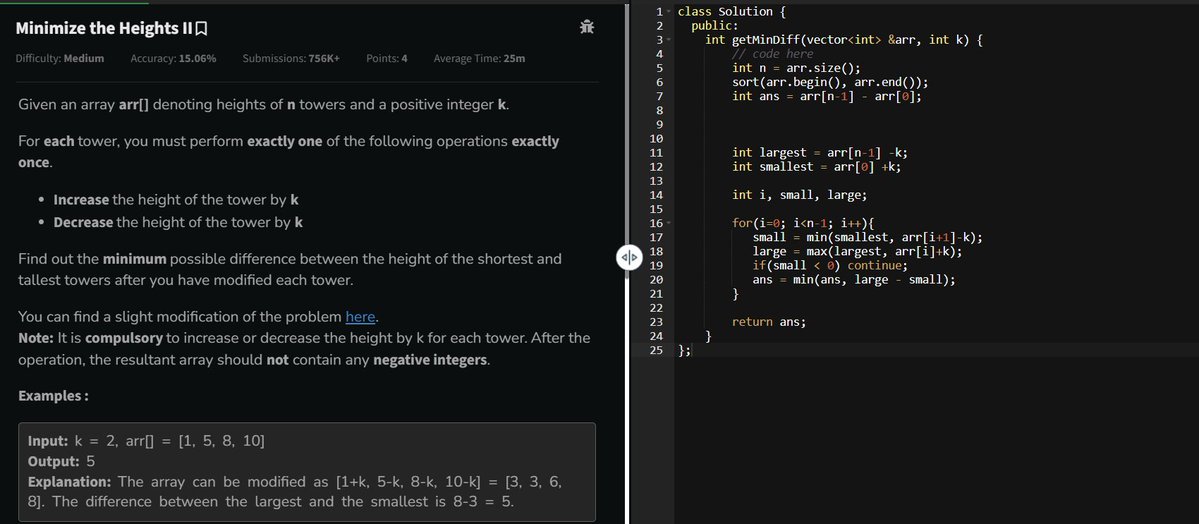 codewithGenZ's tweet image. Day 88-93🚀: #100daysofcode : #GeeksforGeeks
Today i solved problem on #GFG #Leetcode
#Cpp_language #100daysofchallenge #codinglife #LearnInPublic #learnprogramming #programmer #coder #CodingJourney #codewithGenZ #BuildYourself #Hackathon #Genius #ProblemSolving