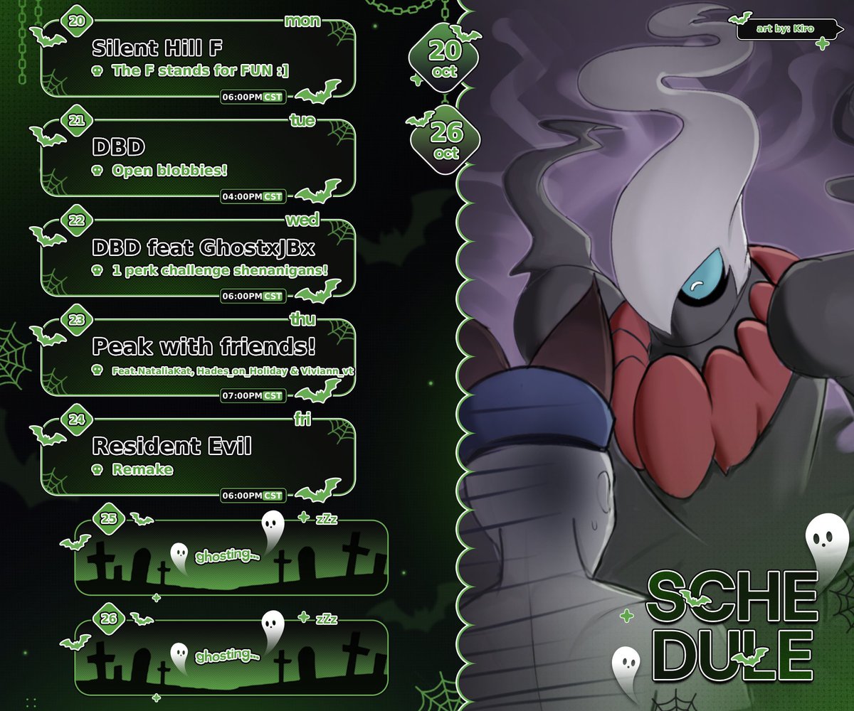 abusfullofbuns (@abusfullofbuns) on Twitter photo Happy Sunday! Hope its a good one for yall! This coming week is packed with games and friends! Back to malding in SIlent Hill, DBD with chat and then again with my friend
<a href="/GhostxJBx/">GhostxJBxTTV</a>
on Wed and then Peak with the wonderful
<a href="/Natalia_Kat_/">Natalia Kat</a>
<a href="/HadesonHoliday/">Hades on Holiday</a>
<a href="/viviann_vt/">Vivian || Vtuber ๐๐ฏ๏ธ๐ค</a>
Some RE too! Happy Sunday! Hope its a good one for yall! This coming week is packed with games and friends! Back to malding in SIlent Hill, DBD with chat and then again with my friend
<a href="/GhostxJBx/">GhostxJBxTTV</a>
on Wed and then Peak with the wonderful
<a href="/Natalia_Kat_/">Natalia Kat</a>
<a href="/HadesonHoliday/">Hades on Holiday</a>
<a href="/viviann_vt/">Vivian || Vtuber ๐๐ฏ๏ธ๐ค</a>
Some RE too!