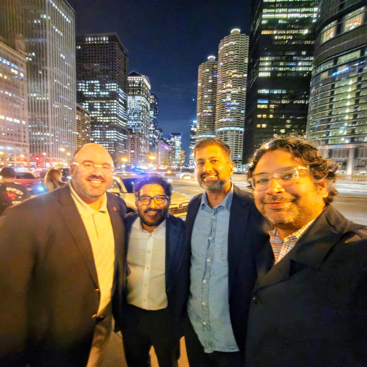 NCI reunion at the NCS AUA in downtown Chicago! Great catching up with <a href="/eric_facs/">Eric A. Singer, MD, MA, MS, FACS, FASCO</a> <a href="/Agarwal_CaB/">Piyush Kumar Agarwal</a> <a href="/vourganti/">Srinivas Vourganti, MD</a>