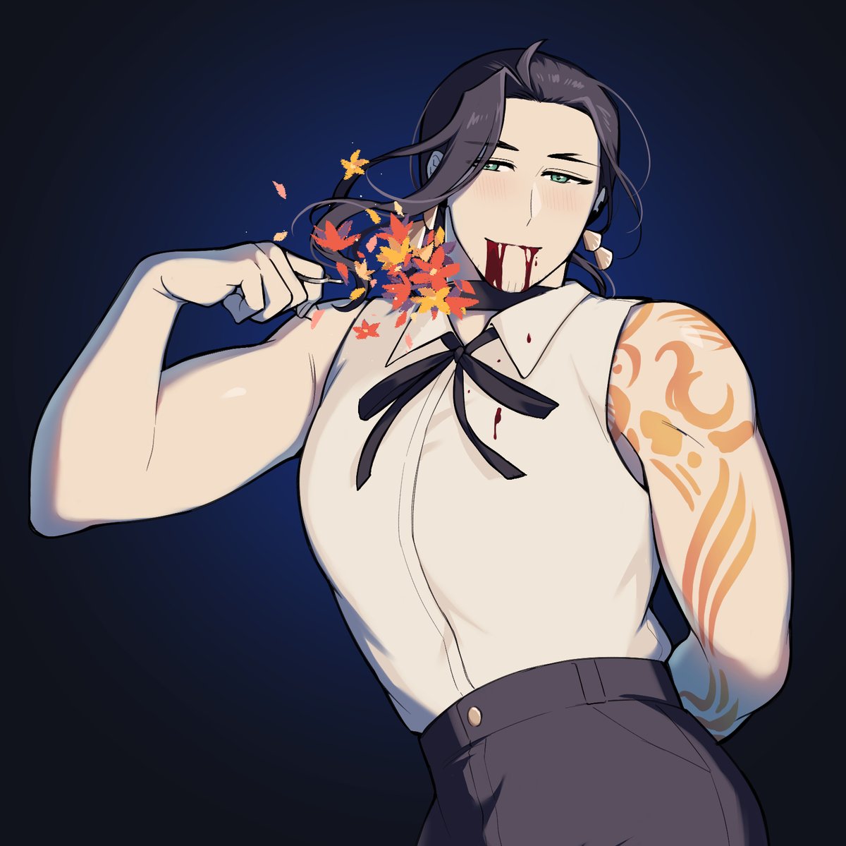 💣🌼🏹
(caution: blood)
#JosuijiArt