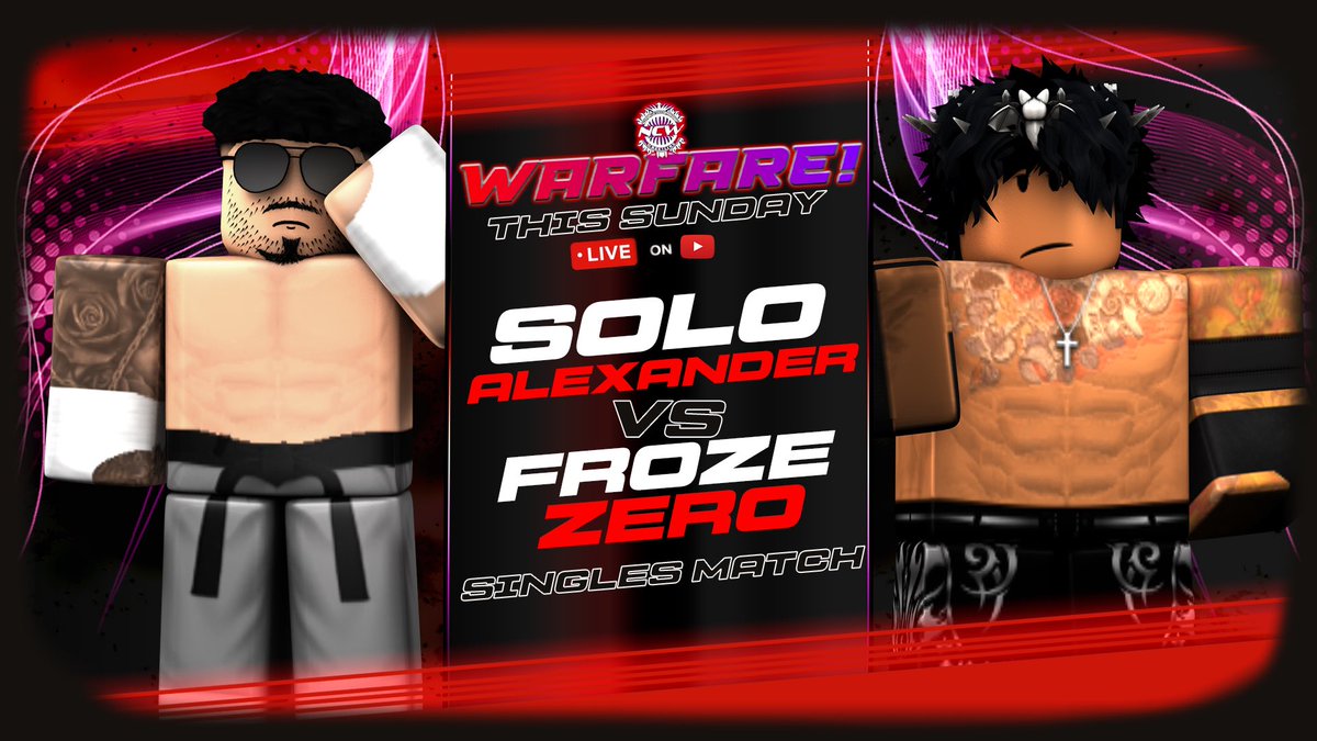 NCW_RBLX's tweet image. NCW WARFARE AT 2 PM TODAY

SOLO ALEXANDER MAKES HIS DEBUT AGAINST FROZE ZERO

NABU VS FORMER NGC FRED FOR HARDCORE N1c 

NCW OPENWEIGHT CHAMPION JACOB SINNER VS FALLEN OKAMI

JUNIOR STYLES VS KIRA BRANSON

#NCW2025
#JOINTHEBATTLE