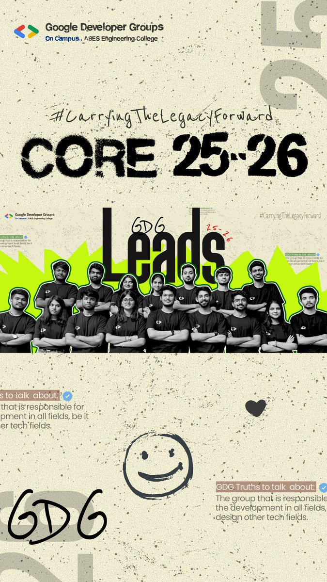 gdgabesec's tweet image. Carrying the code, Owning the legacy.🙂↔️
Meet the new GDG on Campus ABESEC 25–26 Team Leads, where innovation meets collaboration✨
From brainstorming sessions to flawless event executions, this is the team that turns collaboration into creation.
