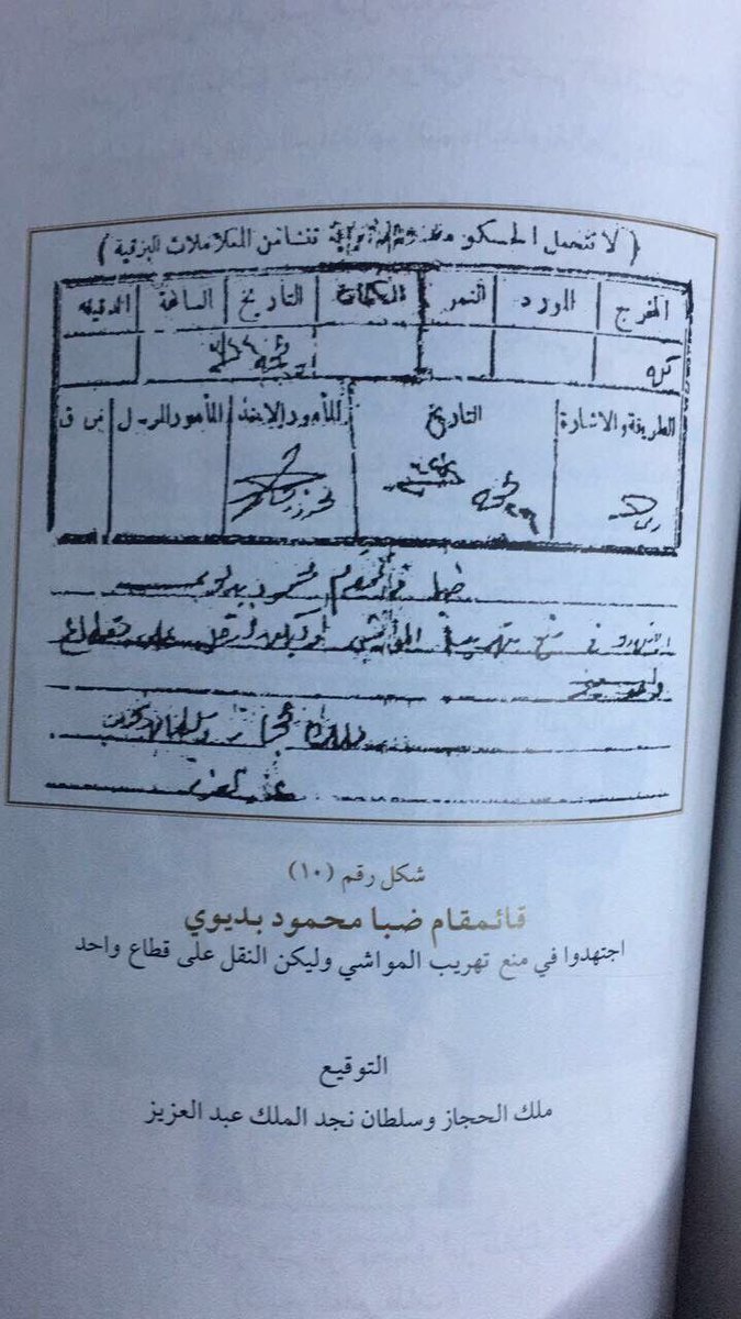 nab4424550's tweet photo. برقية من الملك عبدالعزيز رحمة الله الى قائم مقام ضباء الجد محمود بديوي تحمل توقيع ملك الحجاز وسلطان نجد  قبل ان يتم اطلاق اسم المملكة العربية السعوديه عام ١٣٥١ https://t.co/MIlpOHumlX