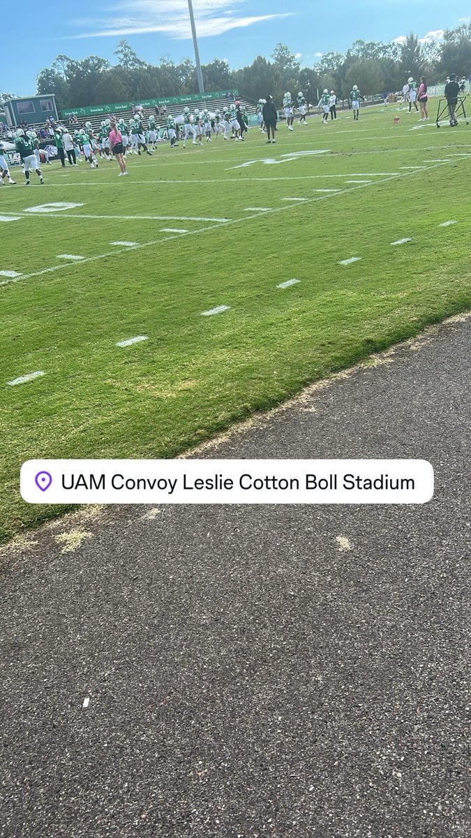 bigsilva72's tweet photo. Game day visit yesterday at @WeevilFootball thanks @coachuselton63 and @CoachA_Roberts https://t.co/R8NzvrVgIq